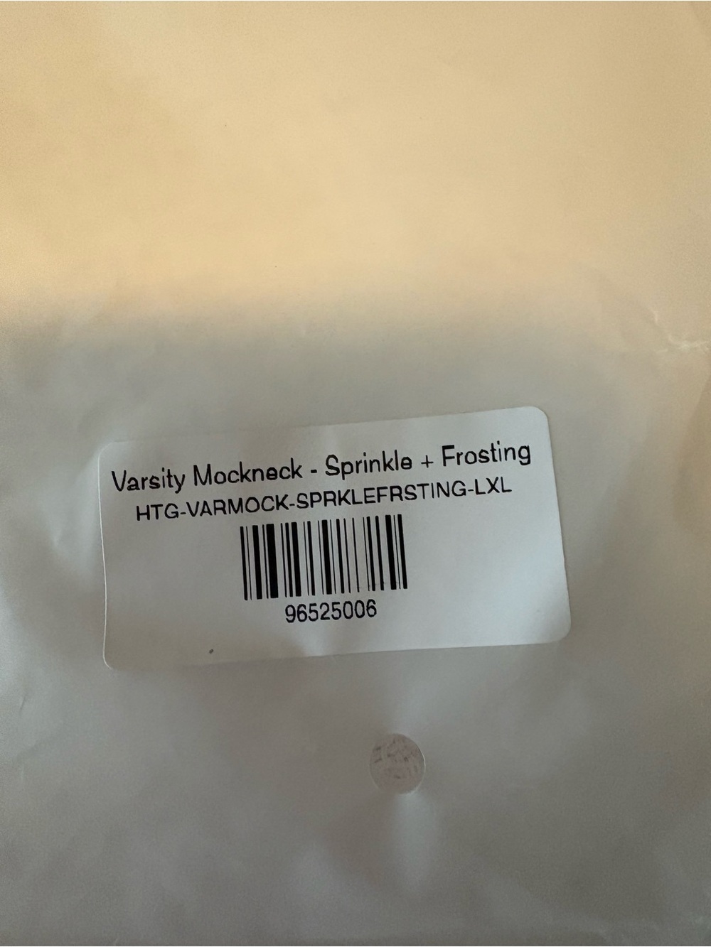 PARKE Heritage Varsity Mockneck Sweatshirt Cupcake L/XL Birthday Drop - Picture 2 of 9